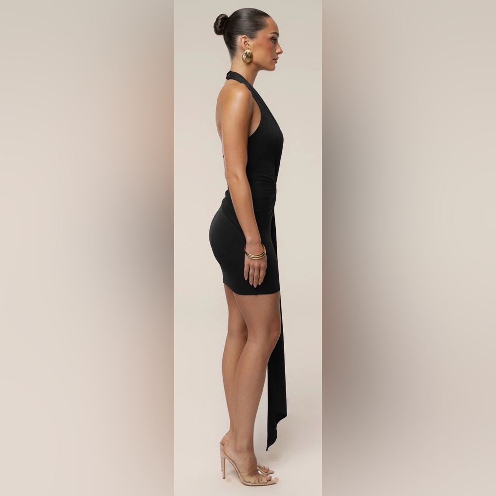 NWT JLUX LABEL Black Sundown Mini Dress XS - Picture 6 of 8